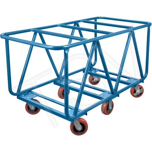 Chariot à plateforme pour matériaux de construction