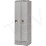 Casier en acier 2 portes base retrait