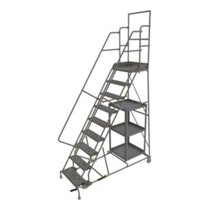 Stock Picking Rolling Ladder 9 steps Perforated