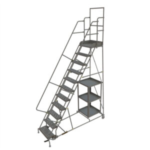 Stock Picking Rolling Ladder 11 steps Perforated