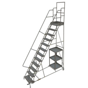 Stock Picking Rolling Ladder 12 steps Perforated