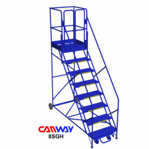 8 Step SafeGuard Mobile Ladder Stand