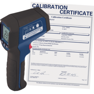 Thermomètre à infrarouge avec certificat ISO