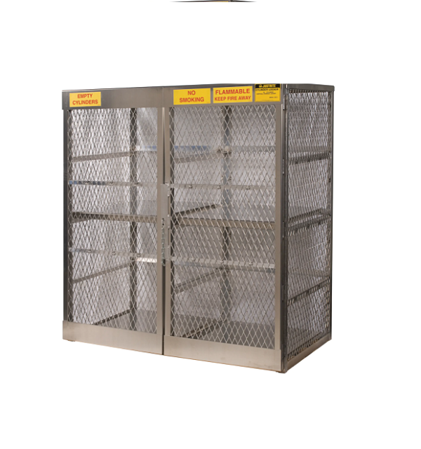 Aluminum LPG 16 Cylinder Locker Storage